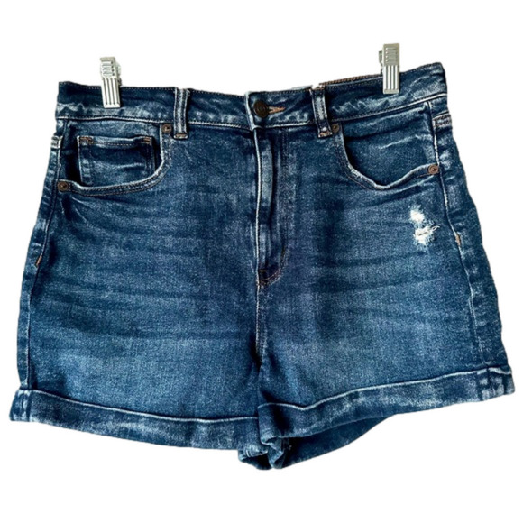 American Eagle Outfitters Pants - American Eagle Stretch Highest Rise Mom Shorts